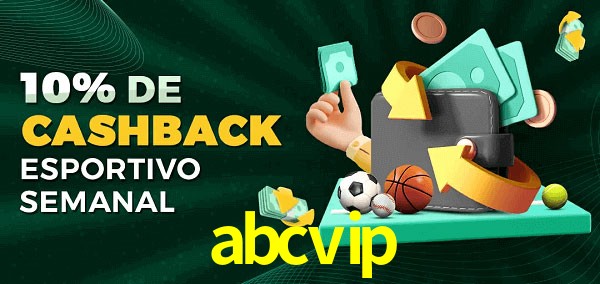 10% de bônus de cashback na abcvip